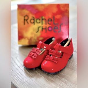 💌NIB💌 Patent Leather, VELCRO Closure with Double Glitter Bows! | See video!